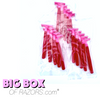 15 Pack of Dependable Disposable Pink Razor Blades with Aloe Vera Strip and Solid Handle