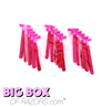 15 Pack of Dependable Disposable Pink Razor Blades with Aloe Vera Strip and Solid Handle