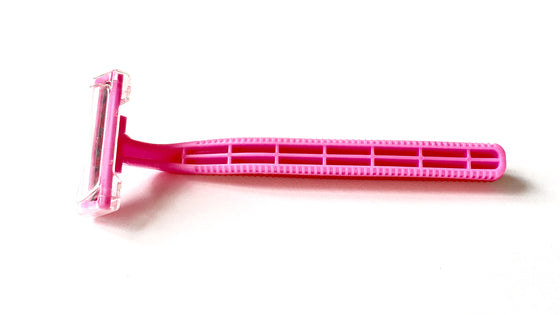 500 Box of Pink Razors - Big Box of Razors - High Quality Bulk Disposable Razor Blades