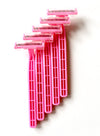 500 Box of Pink Razors - Big Box of Razors - High Quality Bulk Disposable Razor Blades