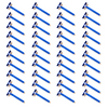 40 Premium Quality Blue Disposable Razors