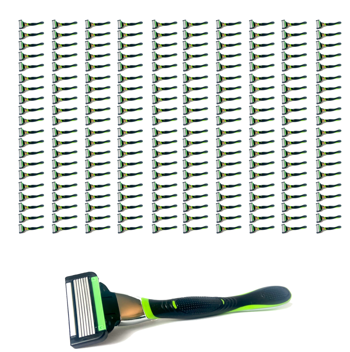 200 Box of Premium Six Blade Razors - Luxury Stainless Steel Quality A ...