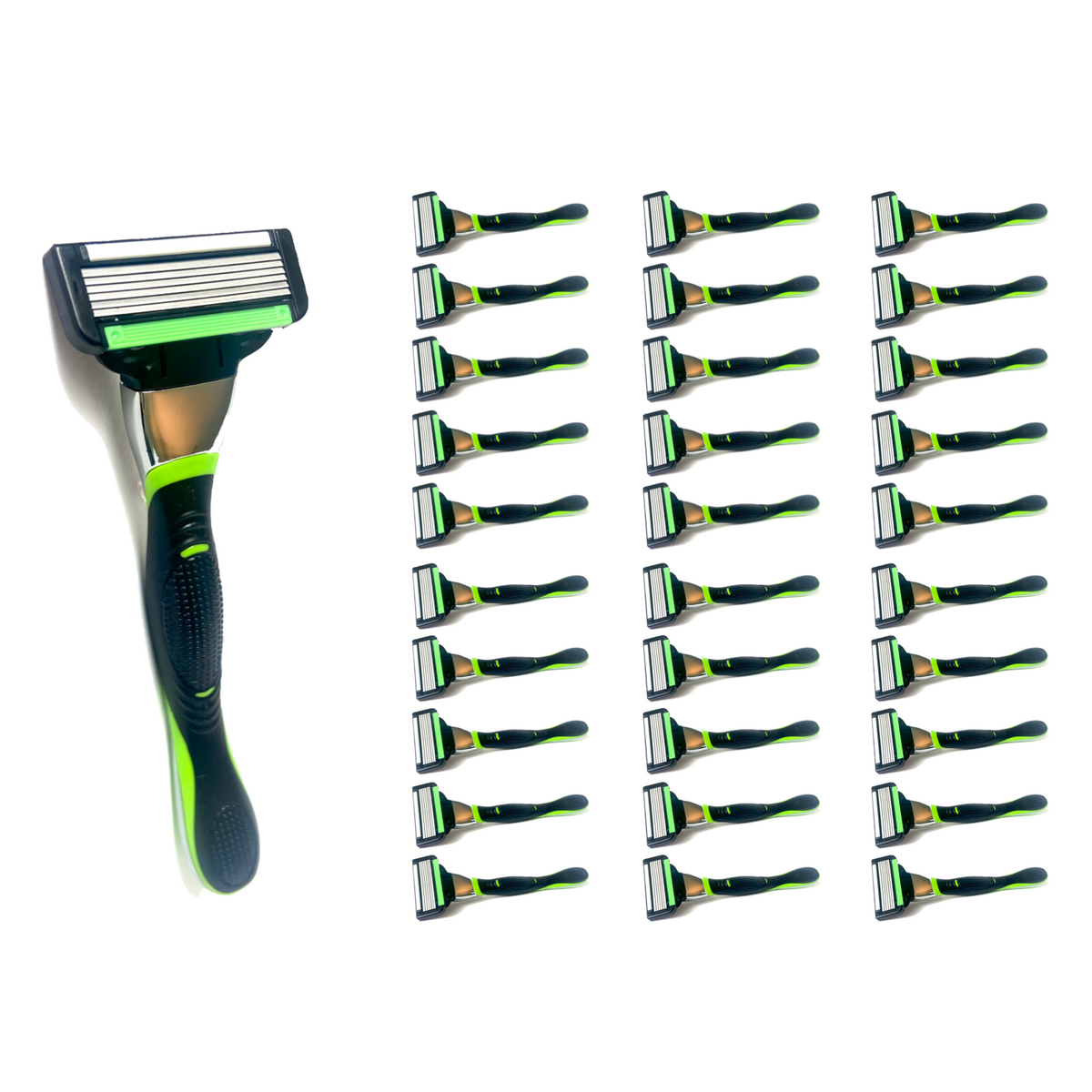 30 Box of Premium Six Blade Razors - Luxury Stainless Steel Quality Am ...