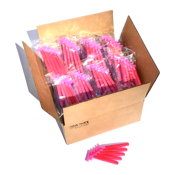 500 Premium Quality Pink Disposable Razors