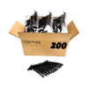200 Low-Cost Black Disposable Razors