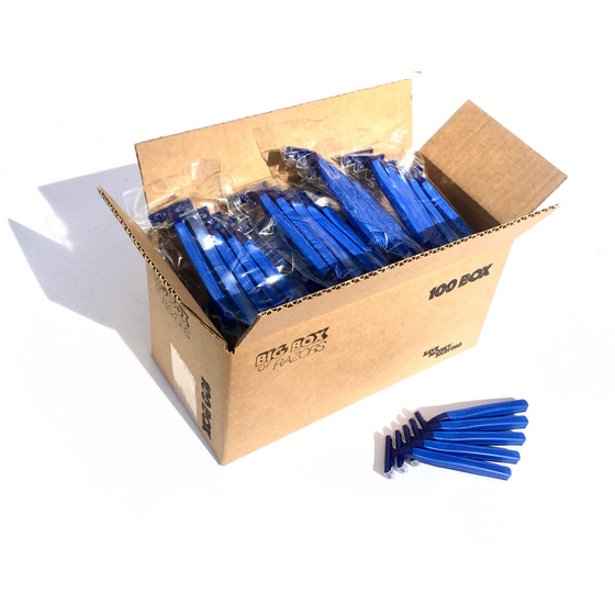 100 Premium Quality Blue Disposable Razors