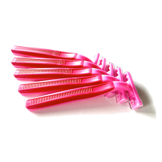 5 Box of Premium Pink Razors