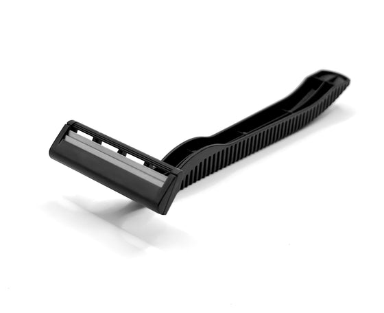 200 Low-Cost Black Disposable Razors