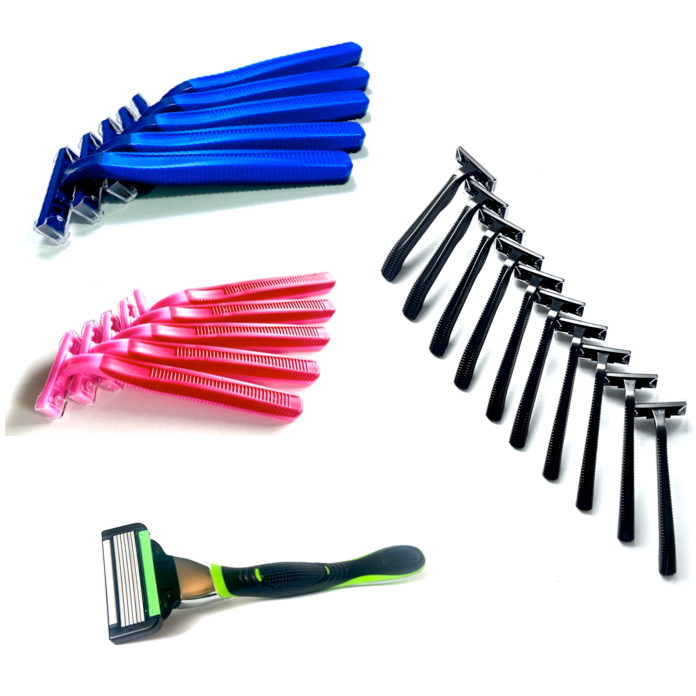 Shaving Sampler Set - 4 Razors Included – Big Box of Razors