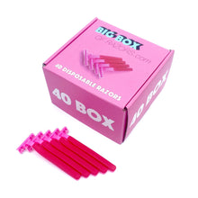  40 Premium Quality Pink Disposable Razors