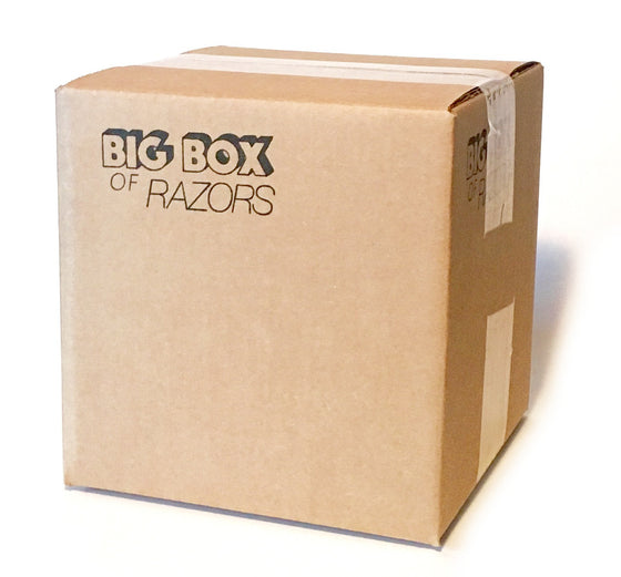 1,000 Box of Blue Razors - Big Box of Razors - High Quality Bulk Disposable Razor Blades