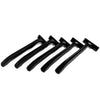 50 Low-Cost Black Disposable Razors